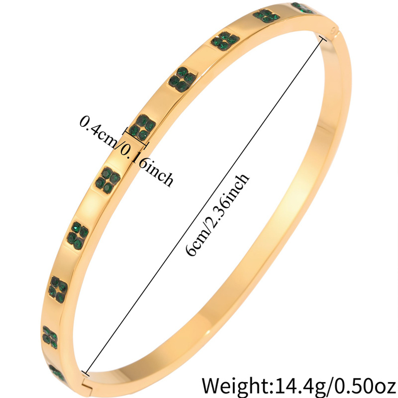 3pcs Light Luxury Stainless Steel Bracelet Set, Elegant Gift